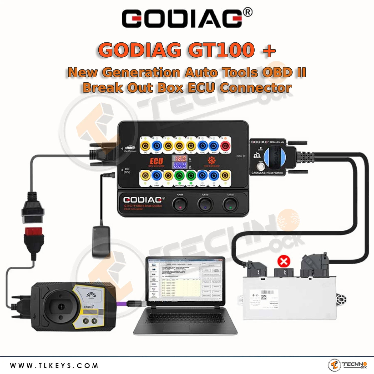 GODIAG-GT100-BMW-CAS4-CAS4+Programming-Test-Platform