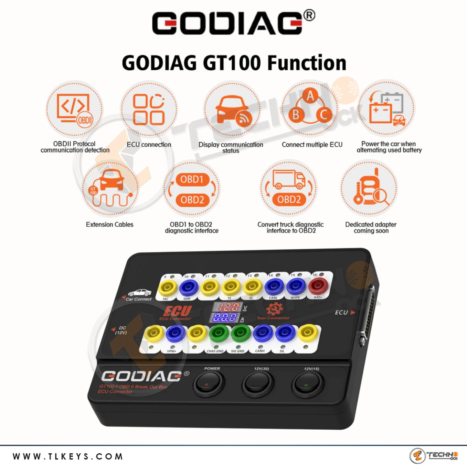 GODIAG-GT100-Function
