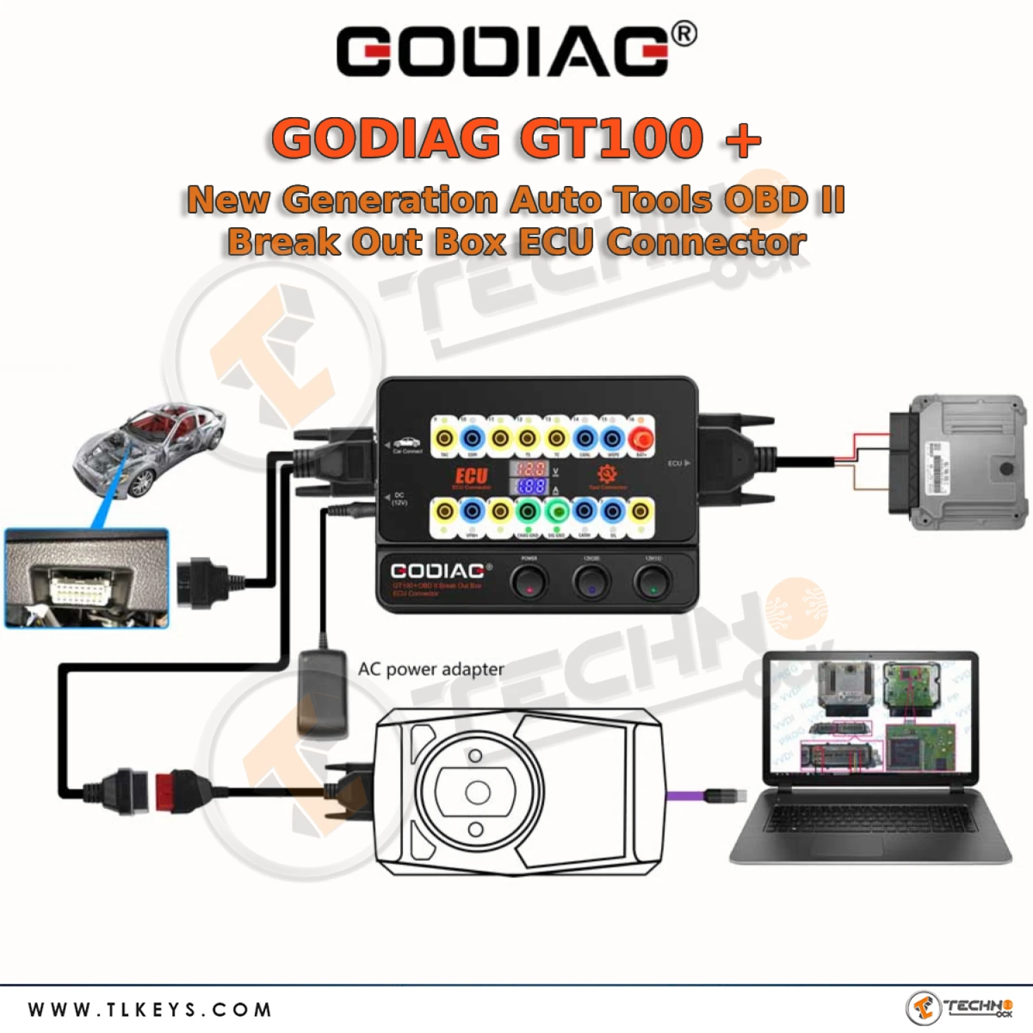 GODIAG GT100 single module connection