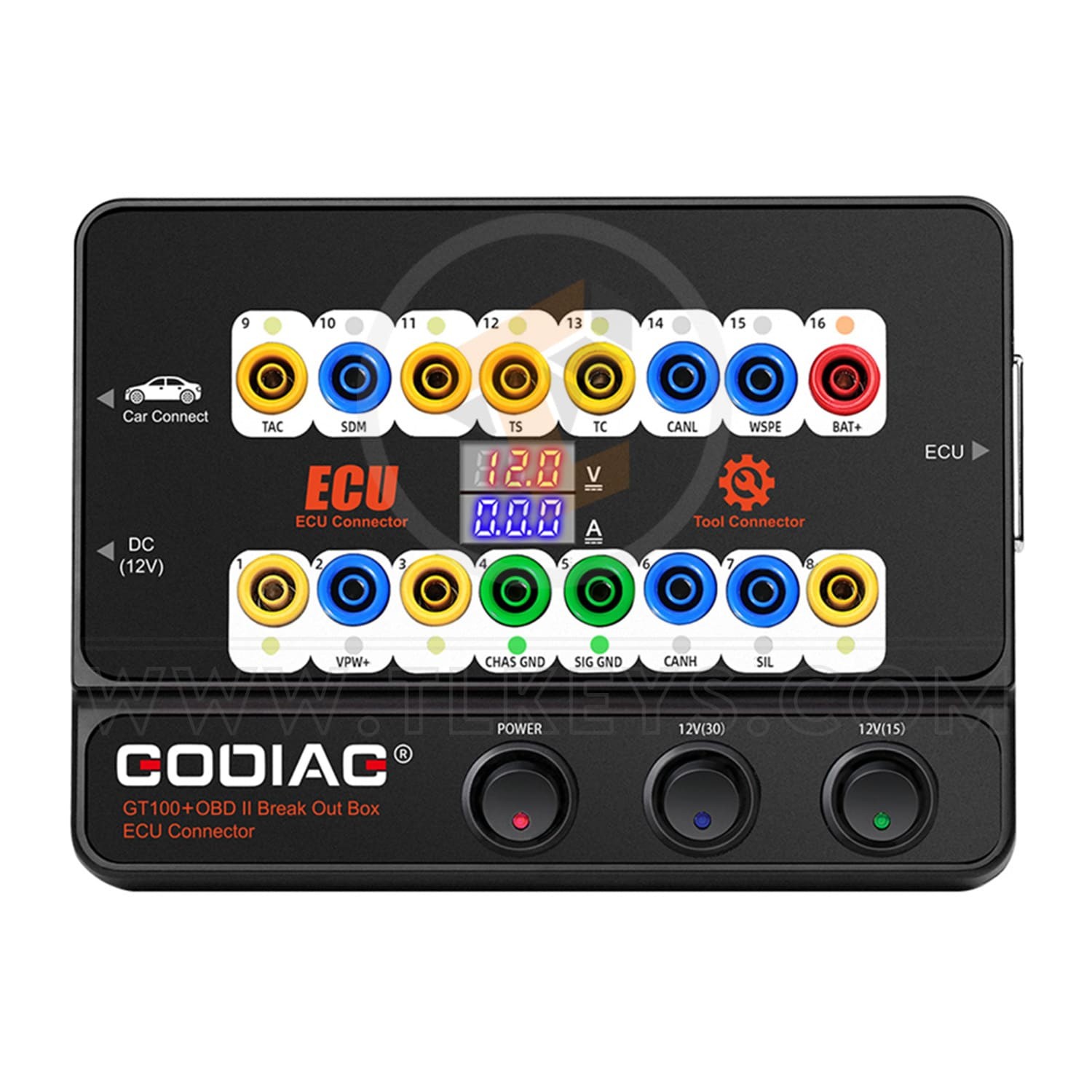 Key Programming Diagnostics Tools New Generation GODIAG GT100+ OBDII ECU Connector