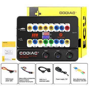 New Generation GODIAG GT100+ OBDII ECU Connector Buttons 2