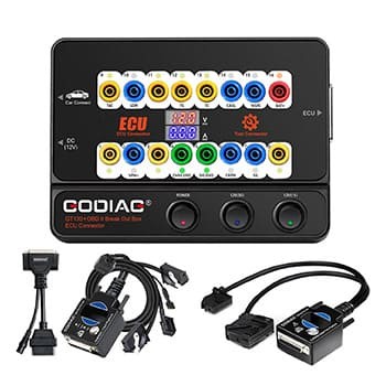 GODIAG GT100 Pro Breakout Box ECU Tool + BMW CAS4 Battery Type CR2025