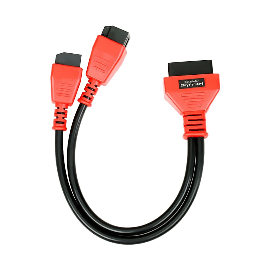 Adaptör Chrysler 12 + 8 Programlama Kablosu Konektörü Autel MaxiIM IM608 PRO ve MaxiIM IM508 ve DS808 Maxisys MS905 906 908 PRO Elite Autel