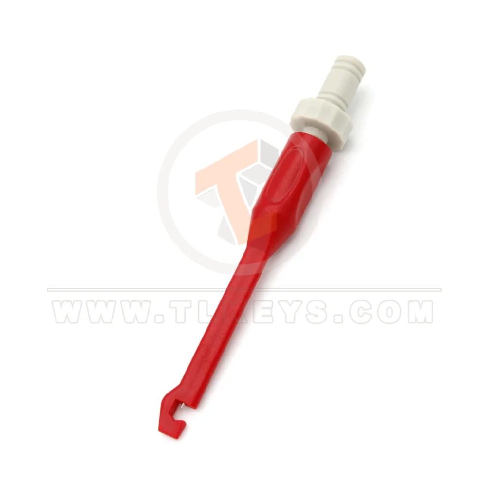 Electrical testing hook clip grabber red