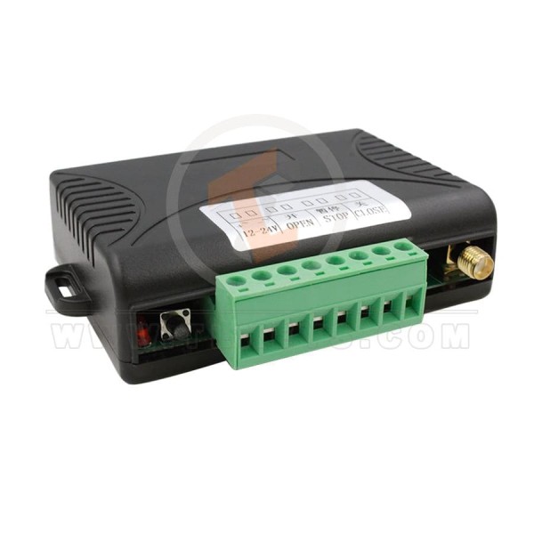 Long Range 3 12V DC Channels Receiver + 2pcs Gate Remote Control Status Aftermarket