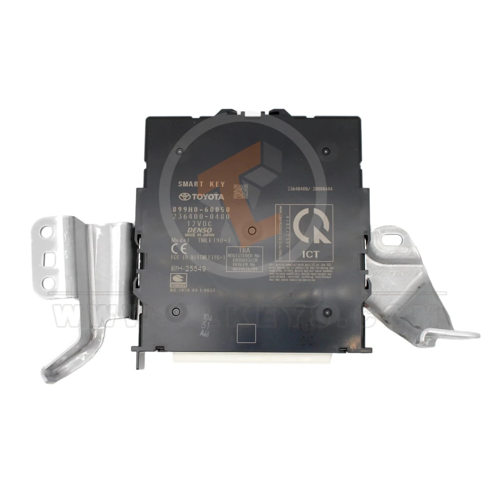 899h0 60050 genuine toyota smart unit computer assembly front