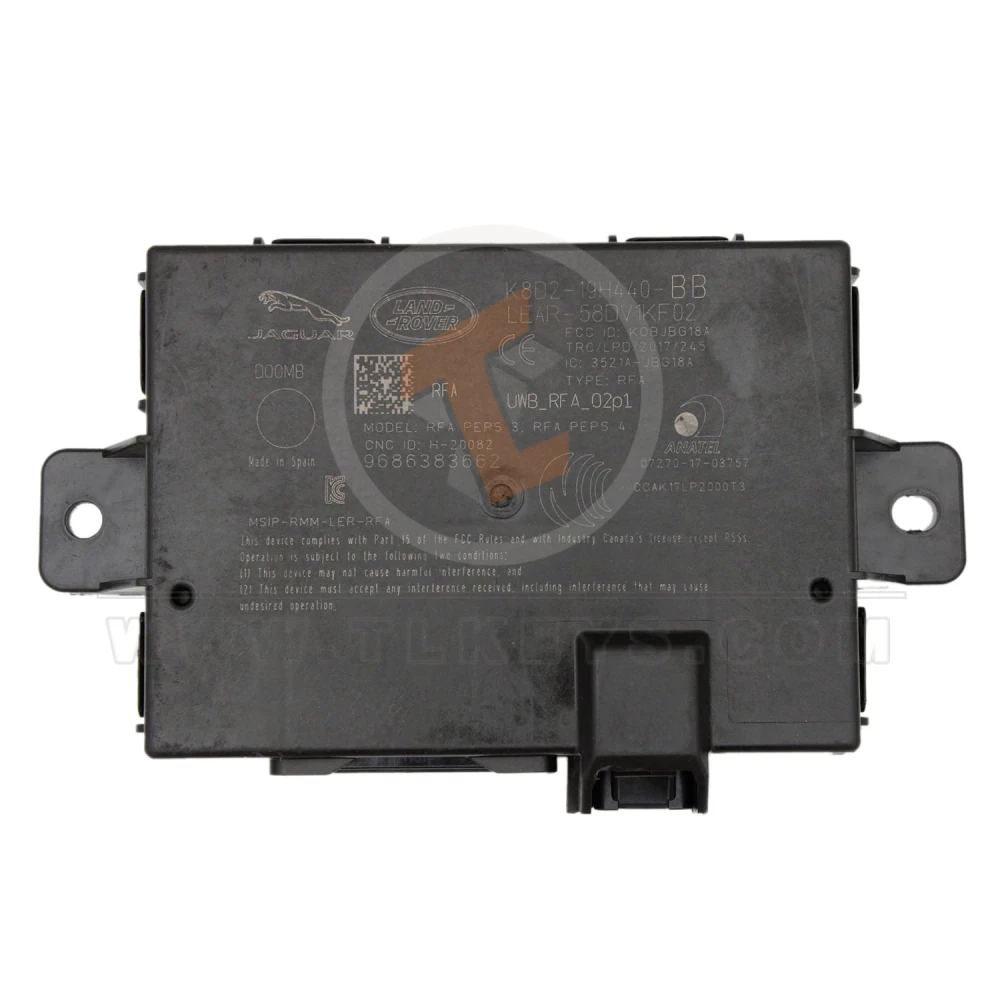 Used jaguar land rover kvm kobjbg18a lr117932 k8d2 19h440 bb front