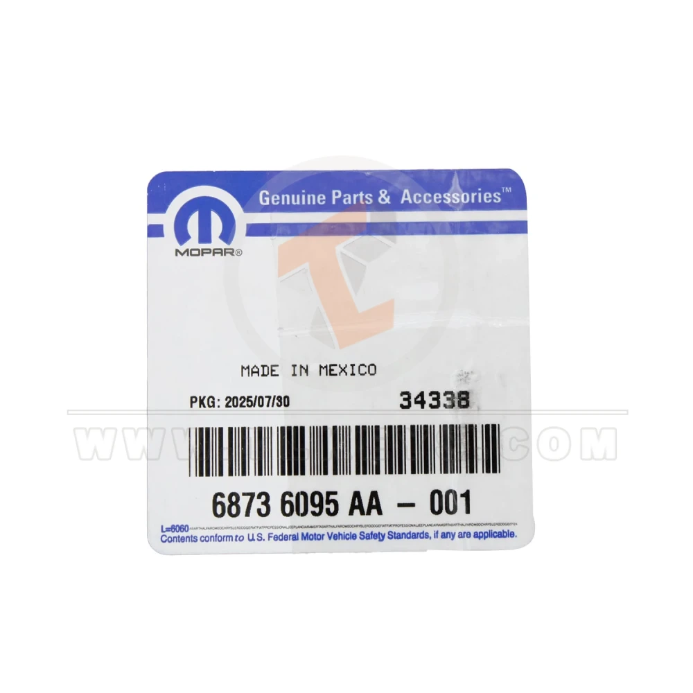 Jeep grand cherokee 2024 keyless entry module 6873609aa code