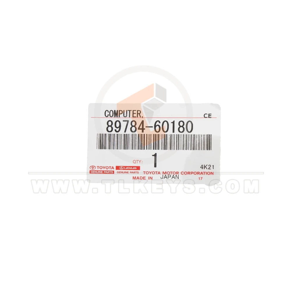 Toyota land cruiser 2019 2021 immobilizer 89784 60180 code