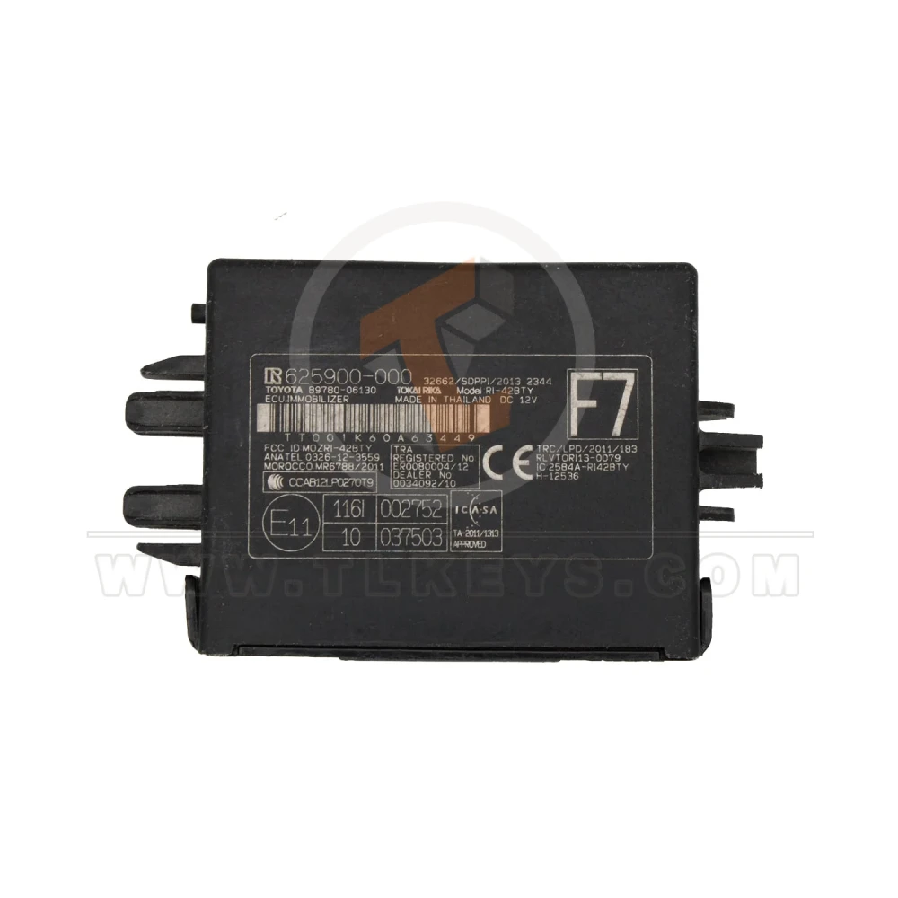 Toyota hilux fortuner 2017 2019 immobilizer h chip front