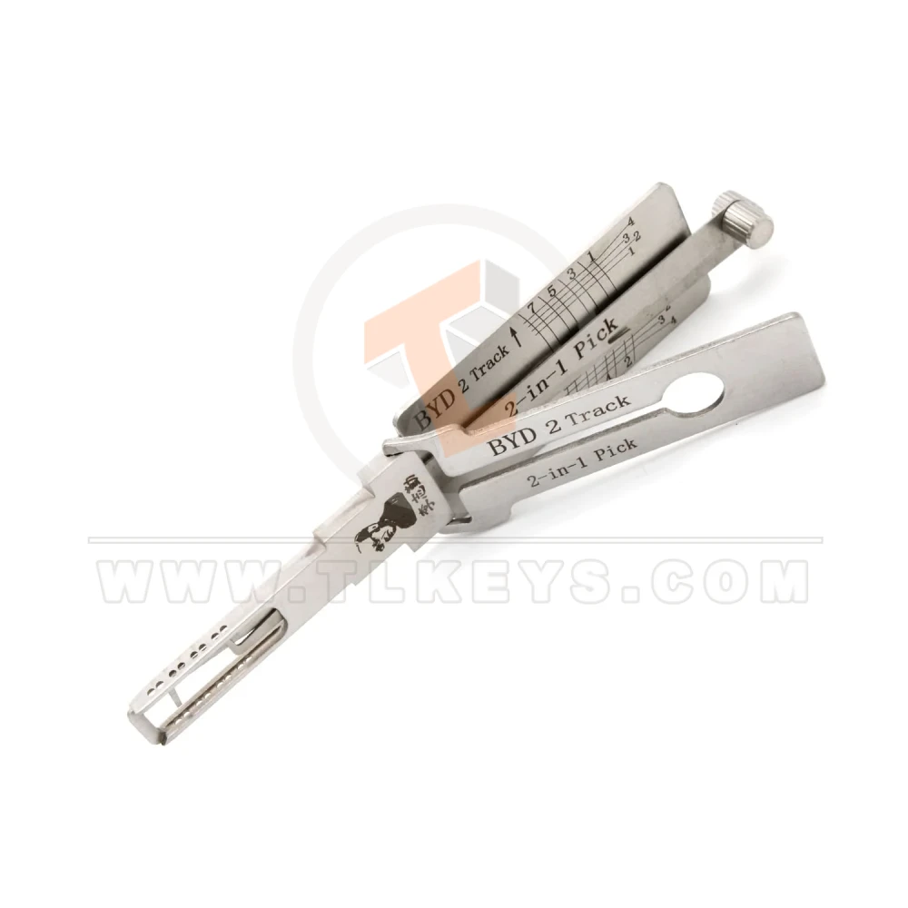 Original lishi byd 2 track 2 in 1 lock pick and decoder byd