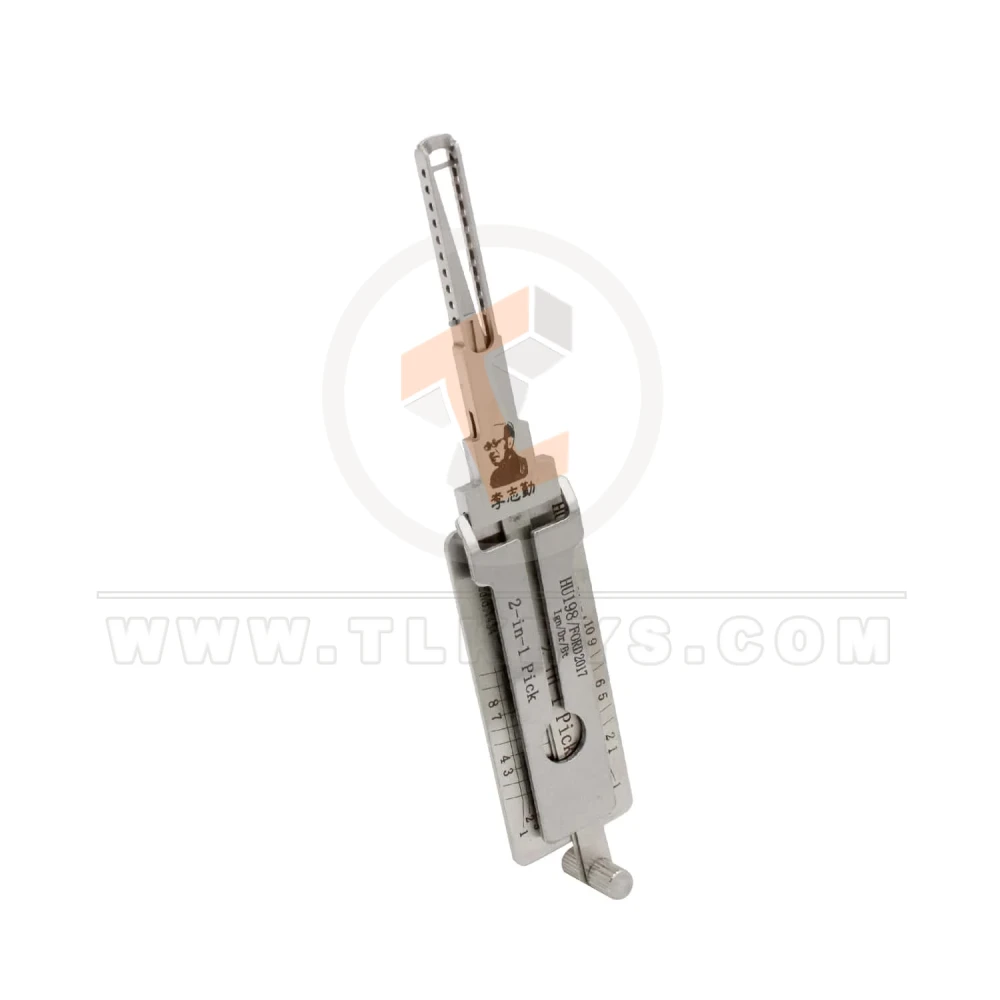Original lishi 2 in 1 hu198 ford 2017 pick decoder tool 3d
