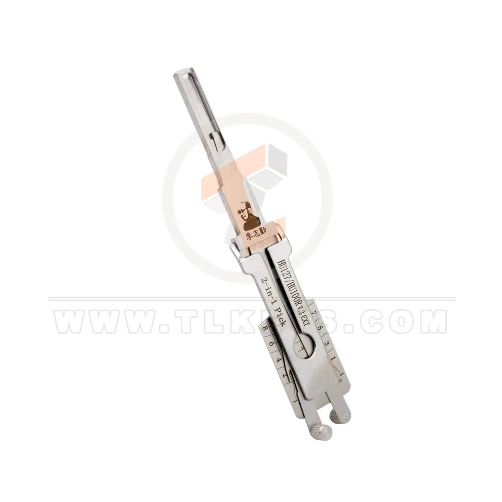Original lishi hu127 hu100r v 3 ext 2 in 1 pick decoder bmw 3d