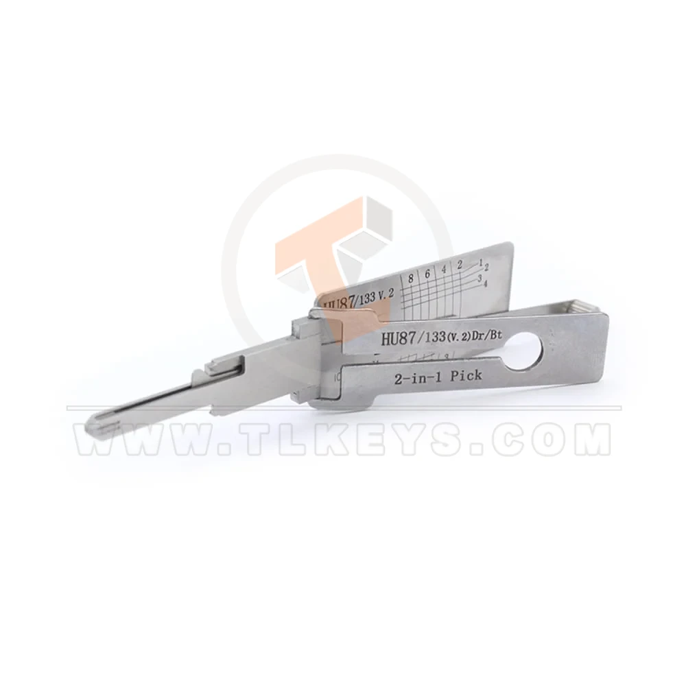 その他 LISHI HU87/133 V.2 Dr/Bt 2-in-1 PickISU5 Classic Lishi HU87 HU133 2-in-1 Decoder and Pick for Nissan
