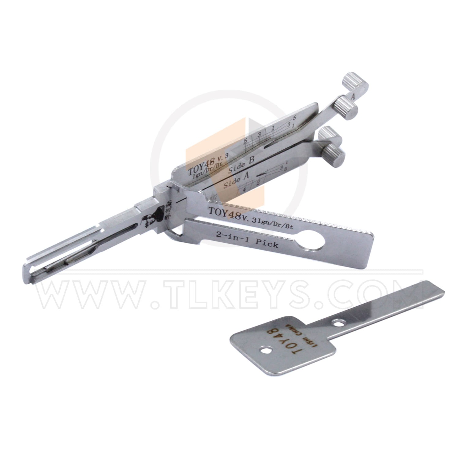 opening tools Original Lishi TOY48 v.3 Ign/Dr/Bt 2 in 1 Decoder