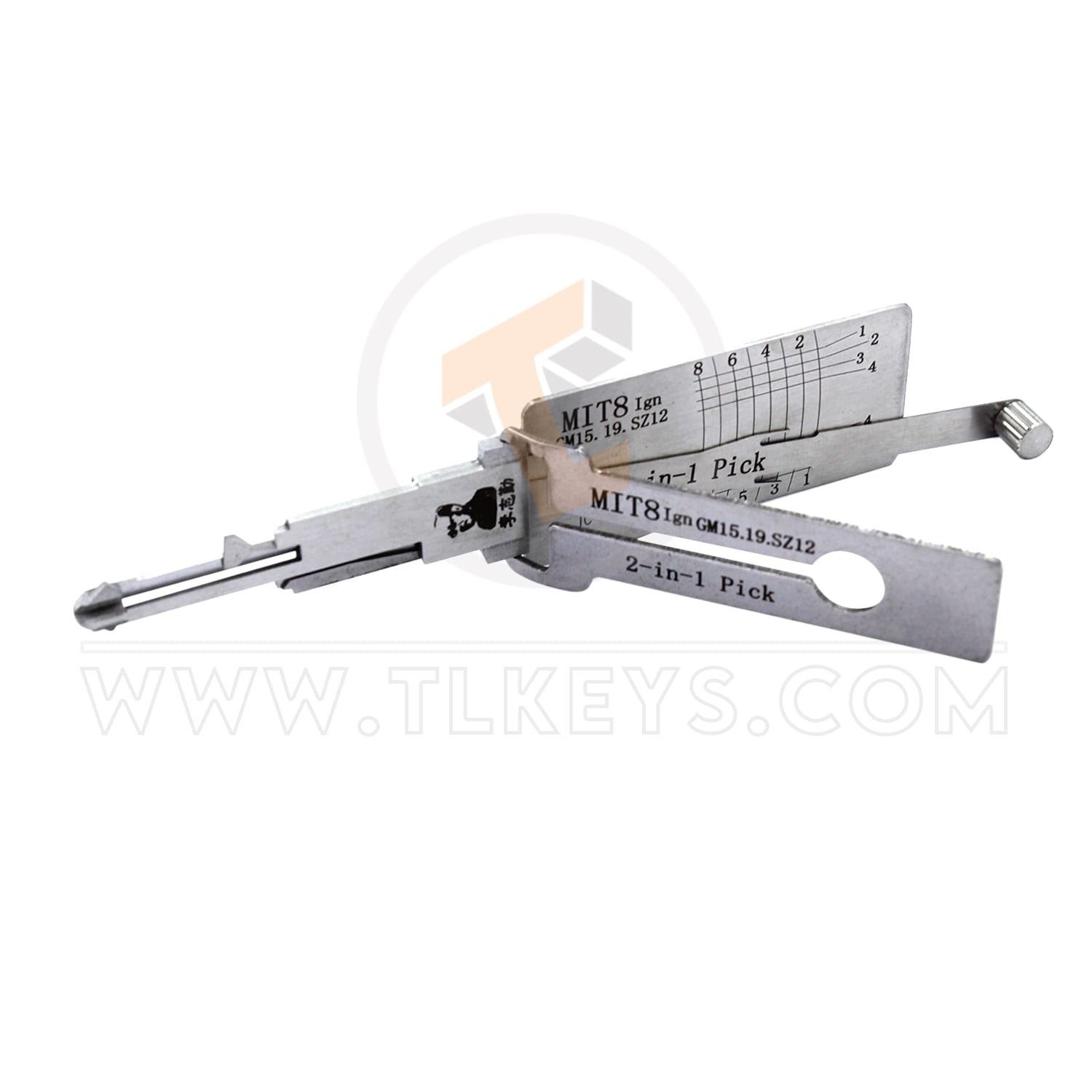 opening tools Original Lishi MIT8 Ign Gm15.19.SZ12 2 in 1 Tool