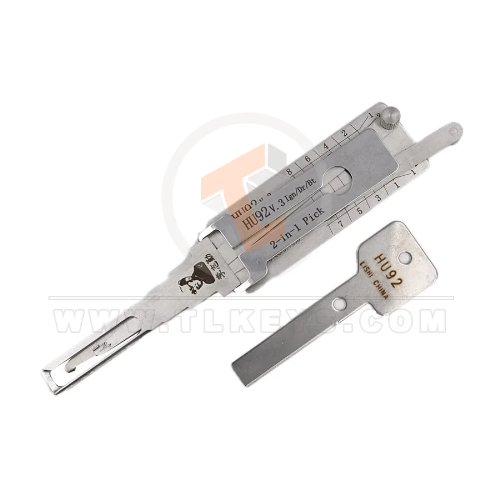 Lishi lock pick car key decoder HU92 V3 key