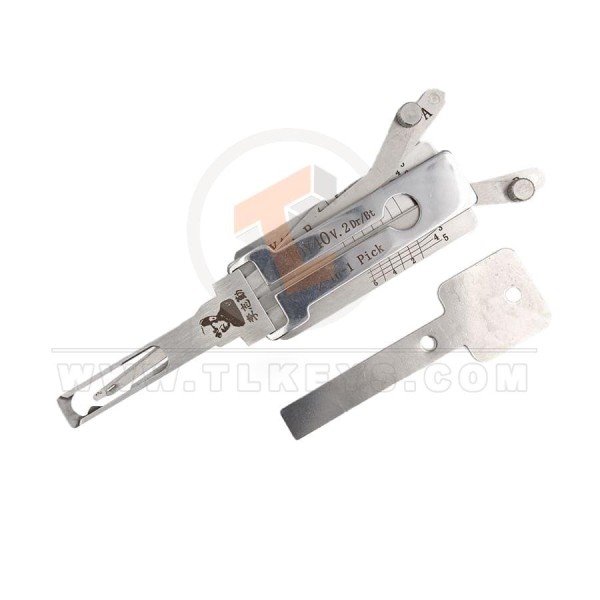 lishi lock pick car key decoder for TOY40 V.2 toyota key 34476