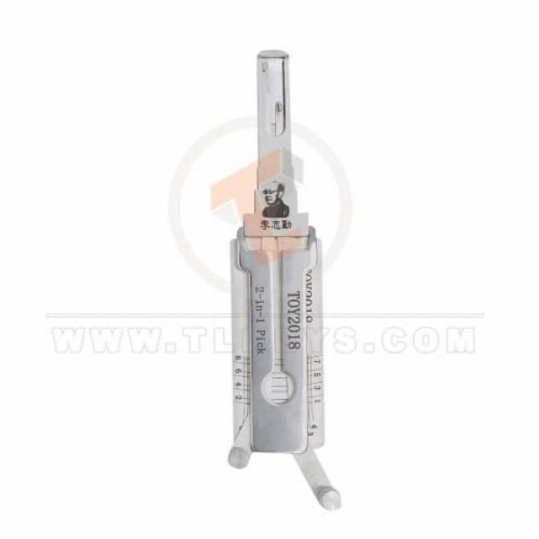Original Lishi TOY2018-AG 2-in-1 Pick Decoder Tool For Toyota 2018 Status Genuine