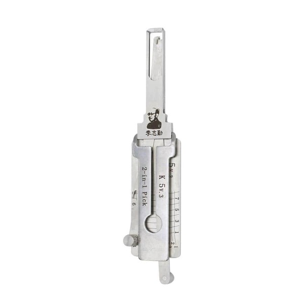 Оригинальный инструмент-декодер Lishi K5 V.3-AG 2-в-1 с антибликовым покрытием