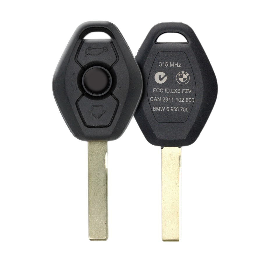 Original BMW Head Key Remote Remote Type FBS4 - thumbnail