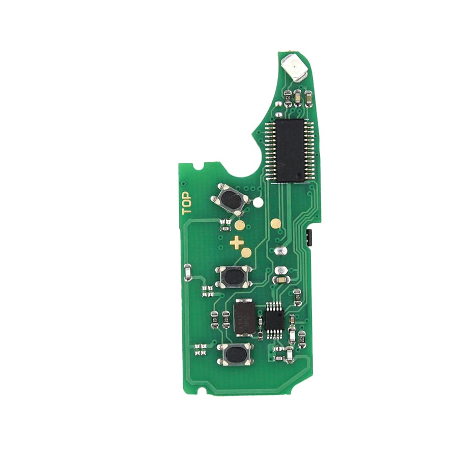 Clé télécommande rabattable de proximité PCB, pour Audi Bentley Porsche et Volkswagen 2004 – 2011, 4 boutons, 315 MHz, puce transpondeur PCF7942/44A