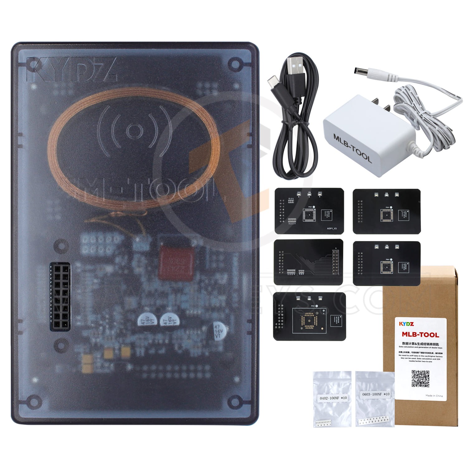 KYDZ MLB 5M-Tool Key Programmer with KYDZ Adapter Key Programming Diagnostics Tools