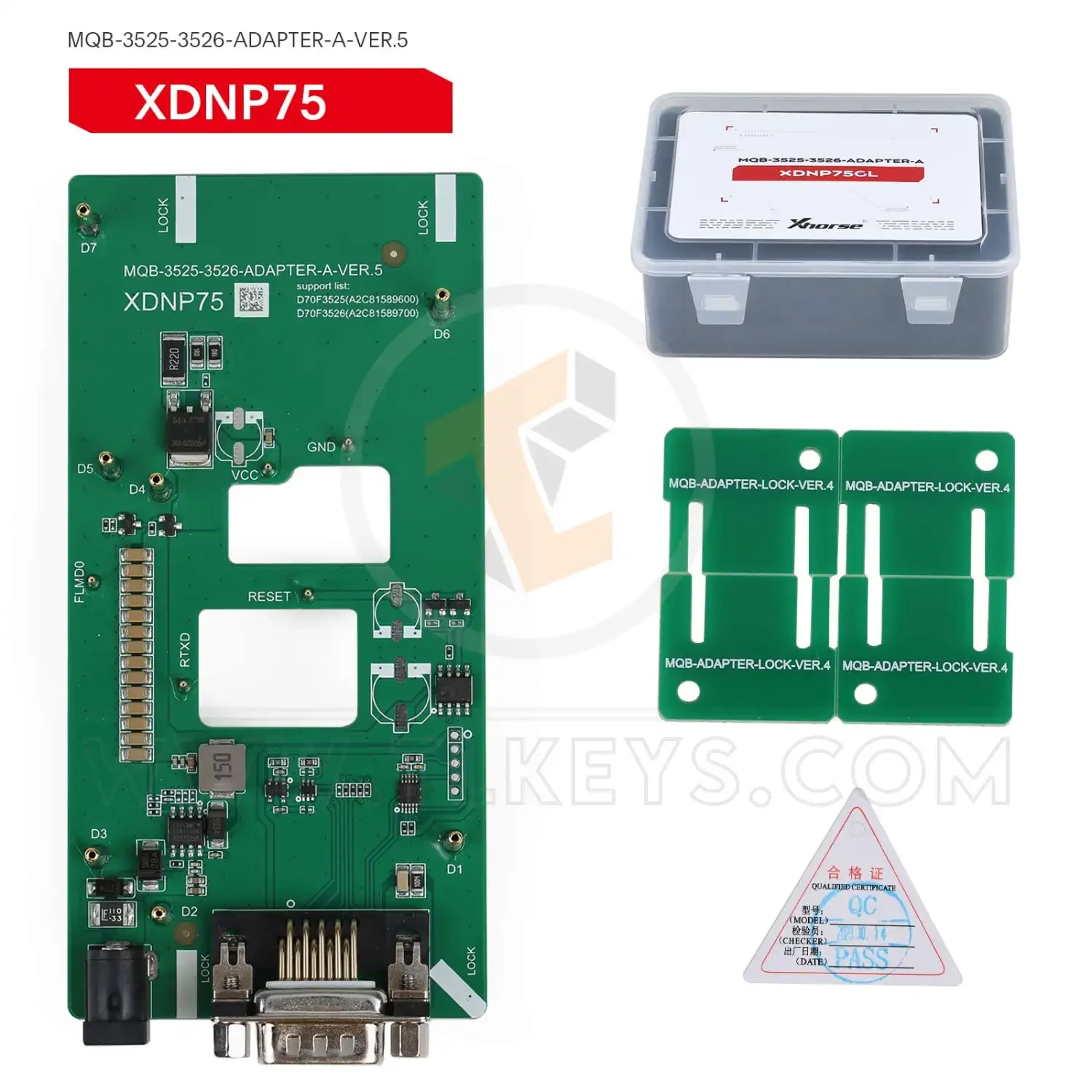 Xhorse MQB 48 adapter XDNPM3GL Solder-Free 13pcs Adapter