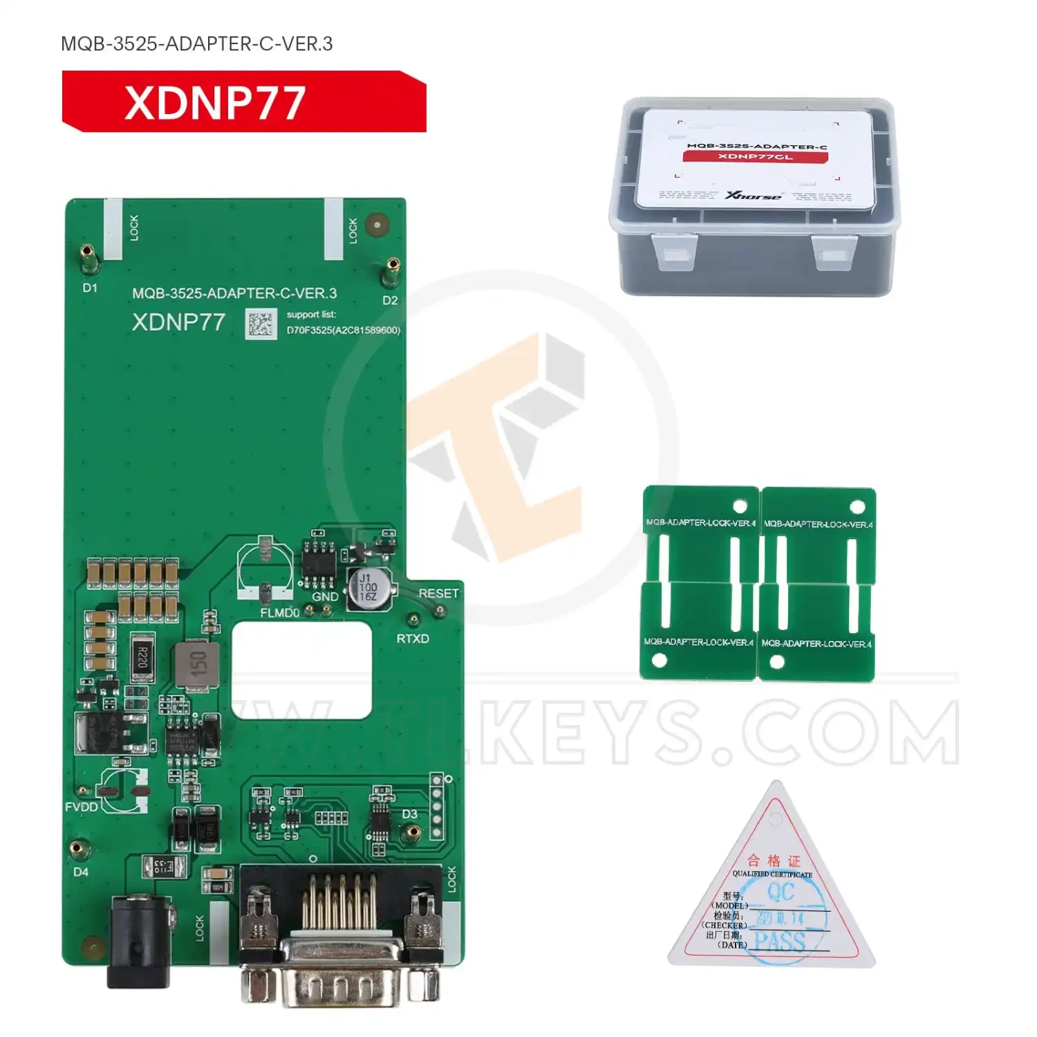 Xhorse MQB 48 adapter XDNPM3GL Solder-Free 13pcs Adapter
