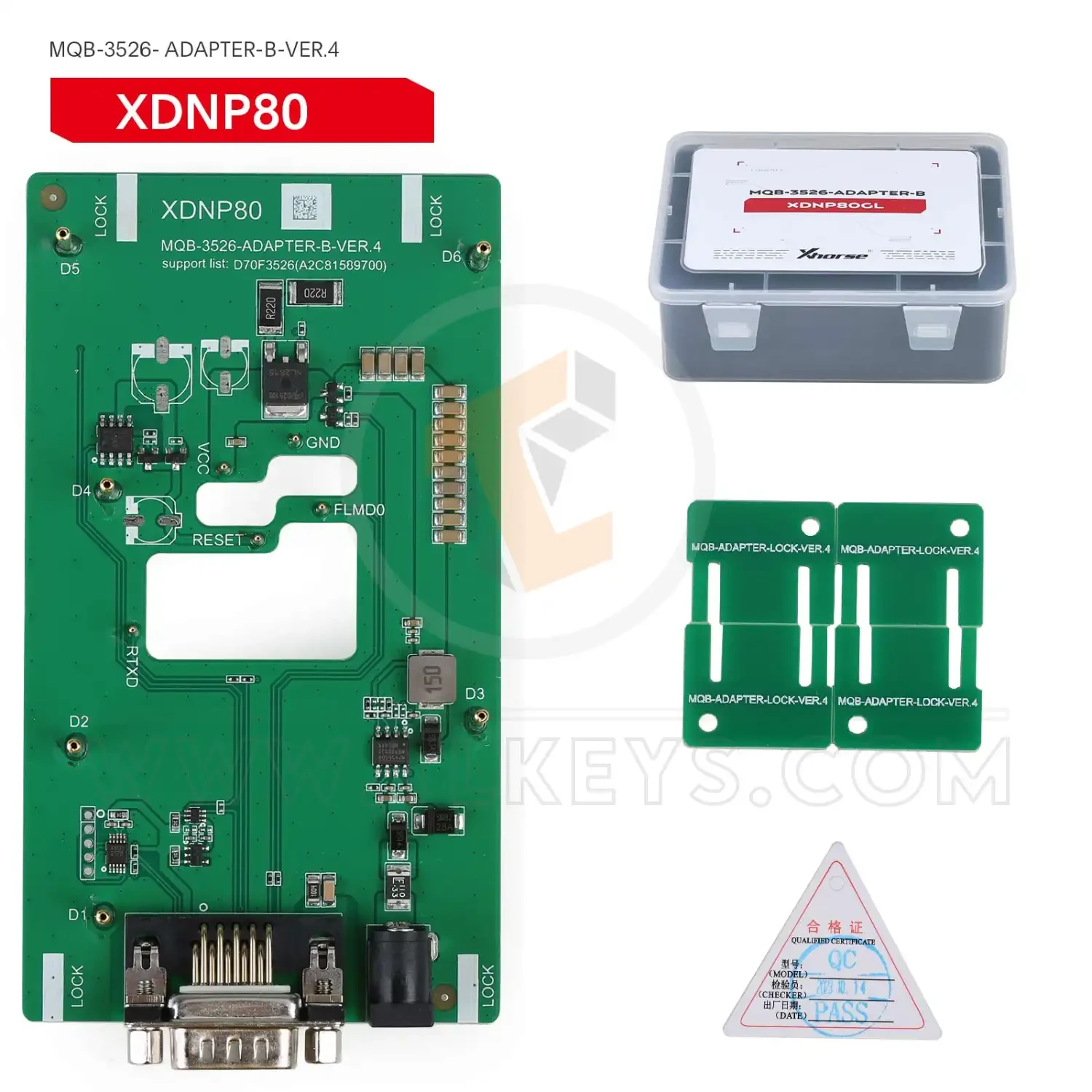 Xhorse MQB 48 adapter XDNPM3GL Solder-Free 13pcs Adapter