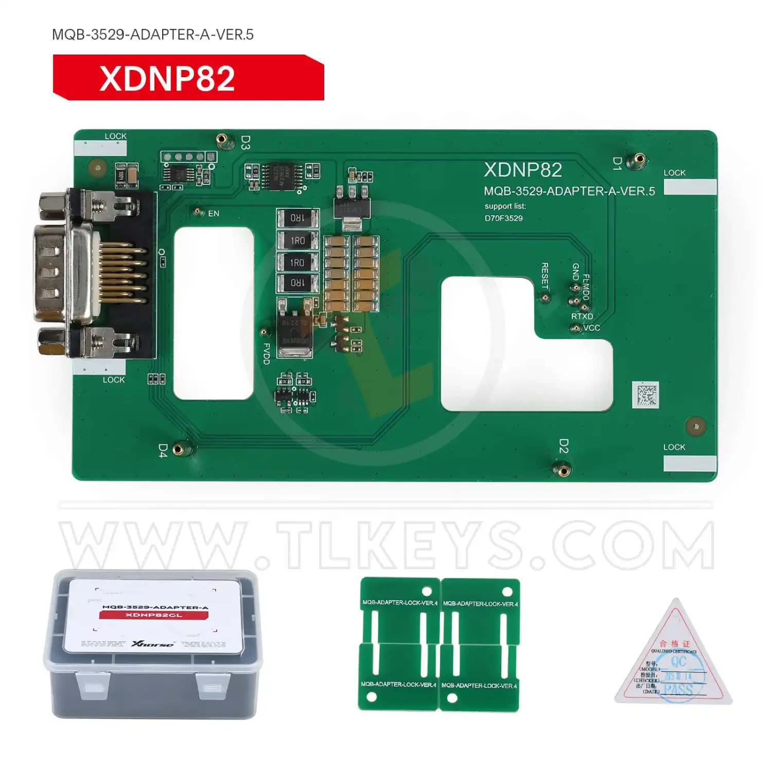 Xhorse MQB 48 adapter XDNPM3GL Solder-Free 13pcs Adapter