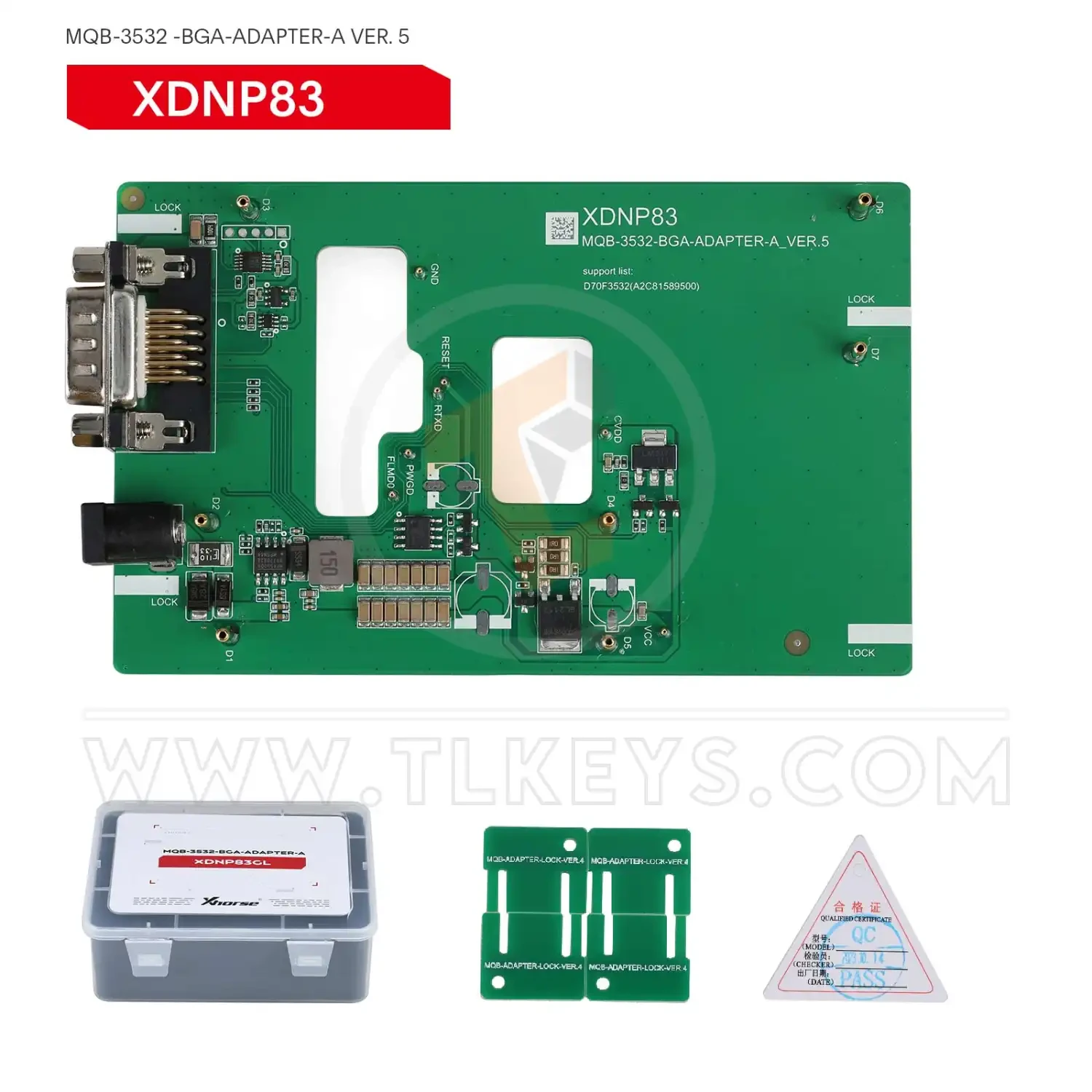 Xhorse MQB 48 adapter XDNPM3GL Solder-Free 13pcs Adapter