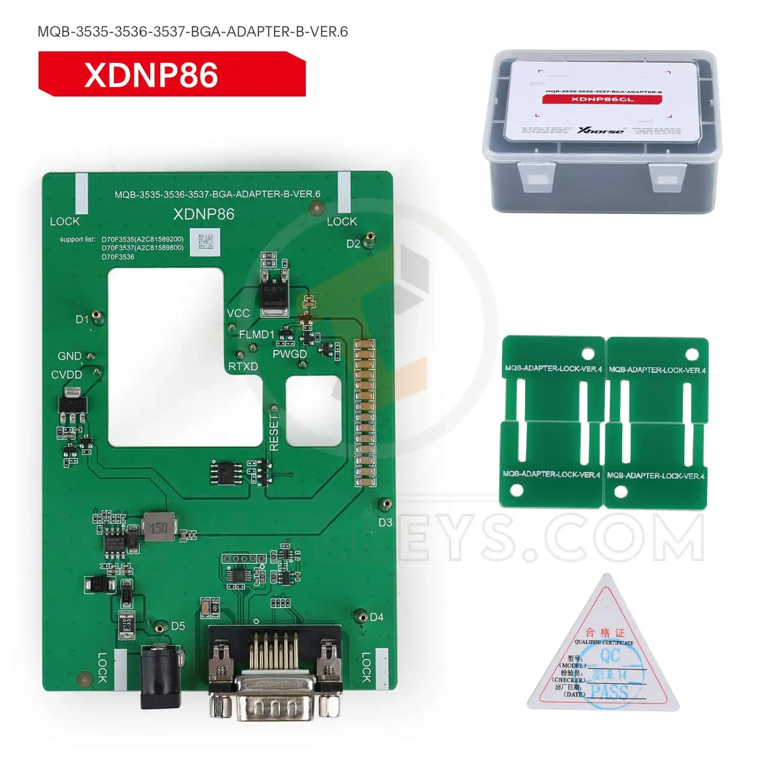 Xhorse MQB 48 adapter XDNPM3GL Solder-Free 13pcs Adapter