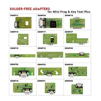 Xhorse MINI PROG and KEY TOOL PLUS Adapters Solder-free Full Battery Type CR2025