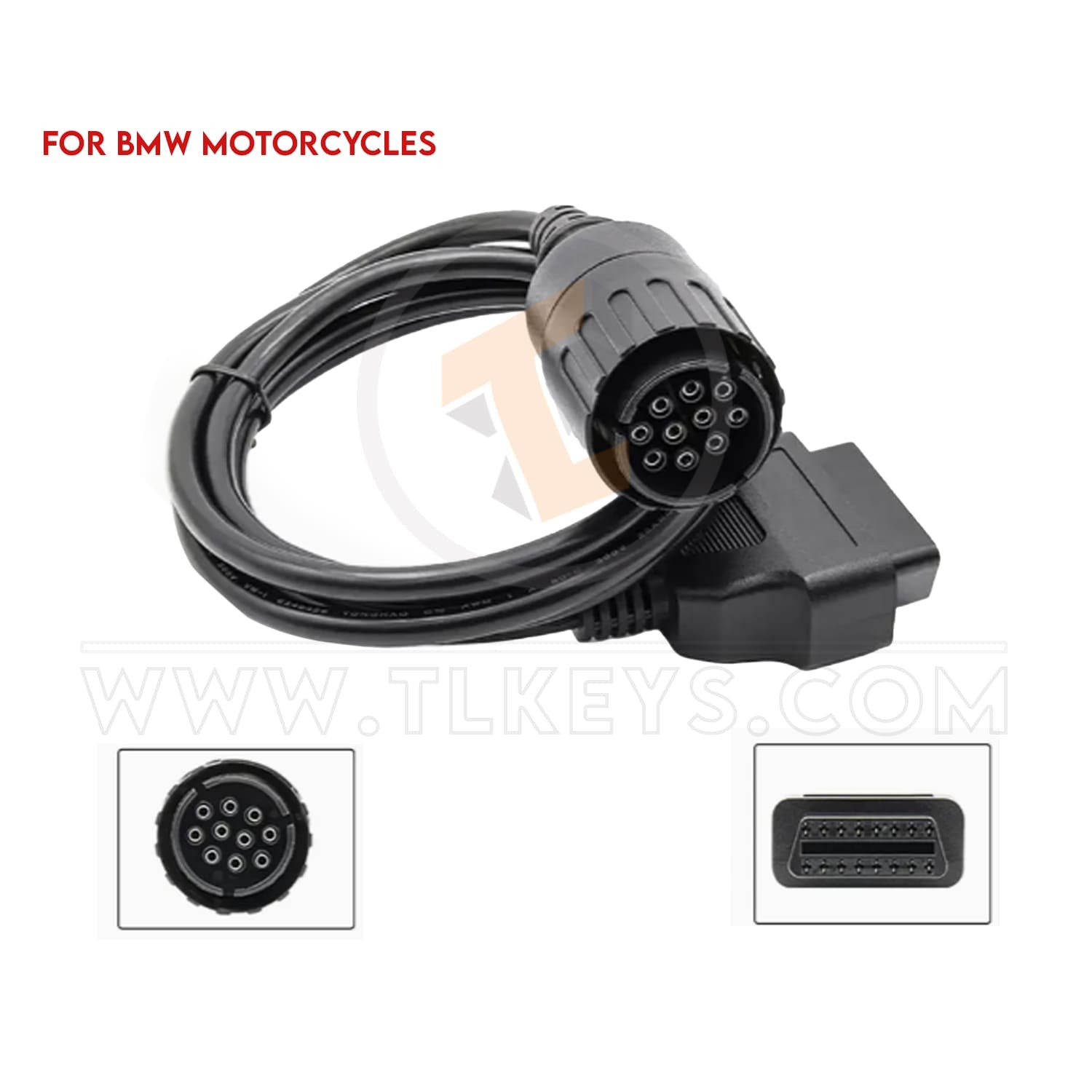 cables Motorcycle Diagnostic Connector Adapter OBD2 Cable