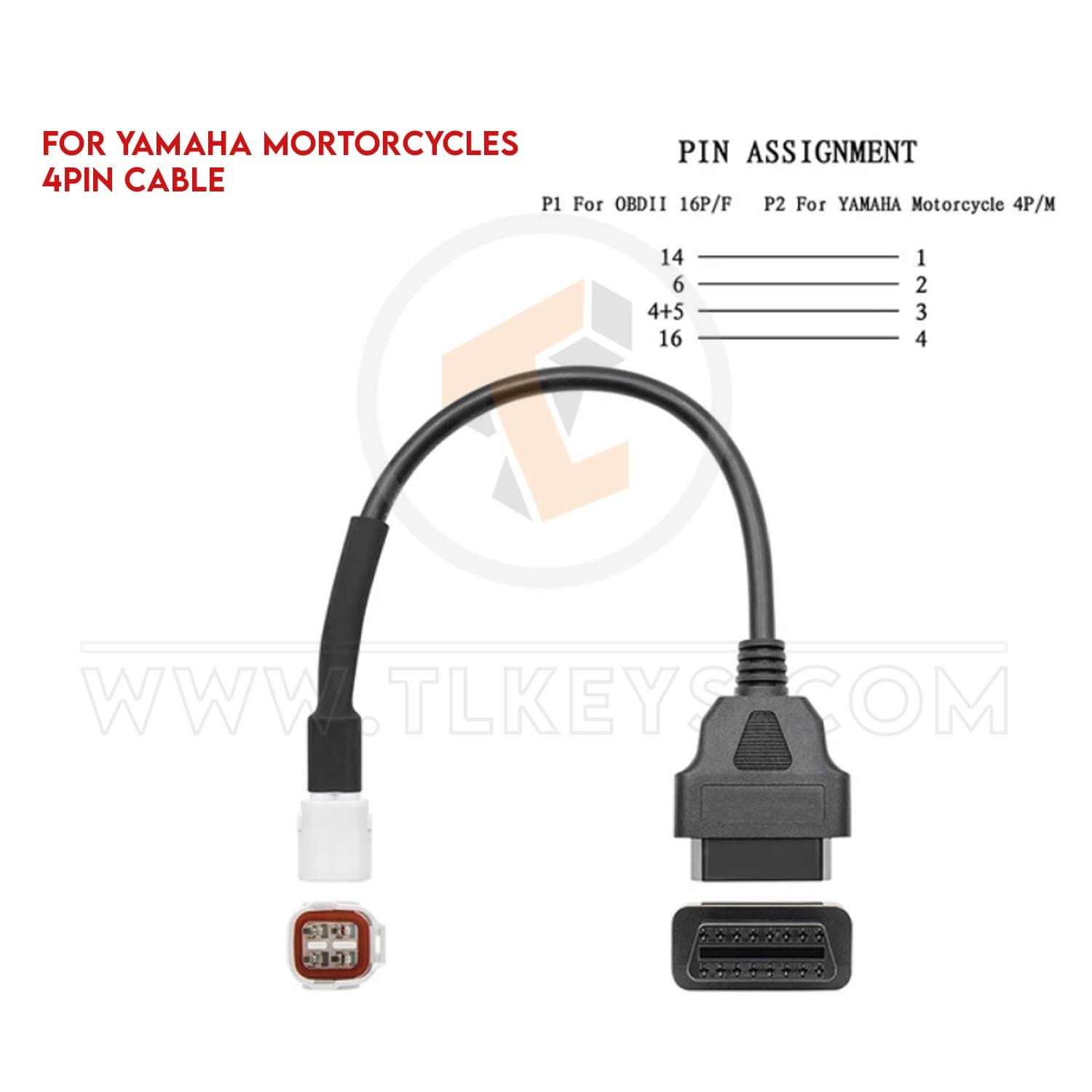 cables Motorcycle Diagnostic Connector Adapter OBD2 Cable