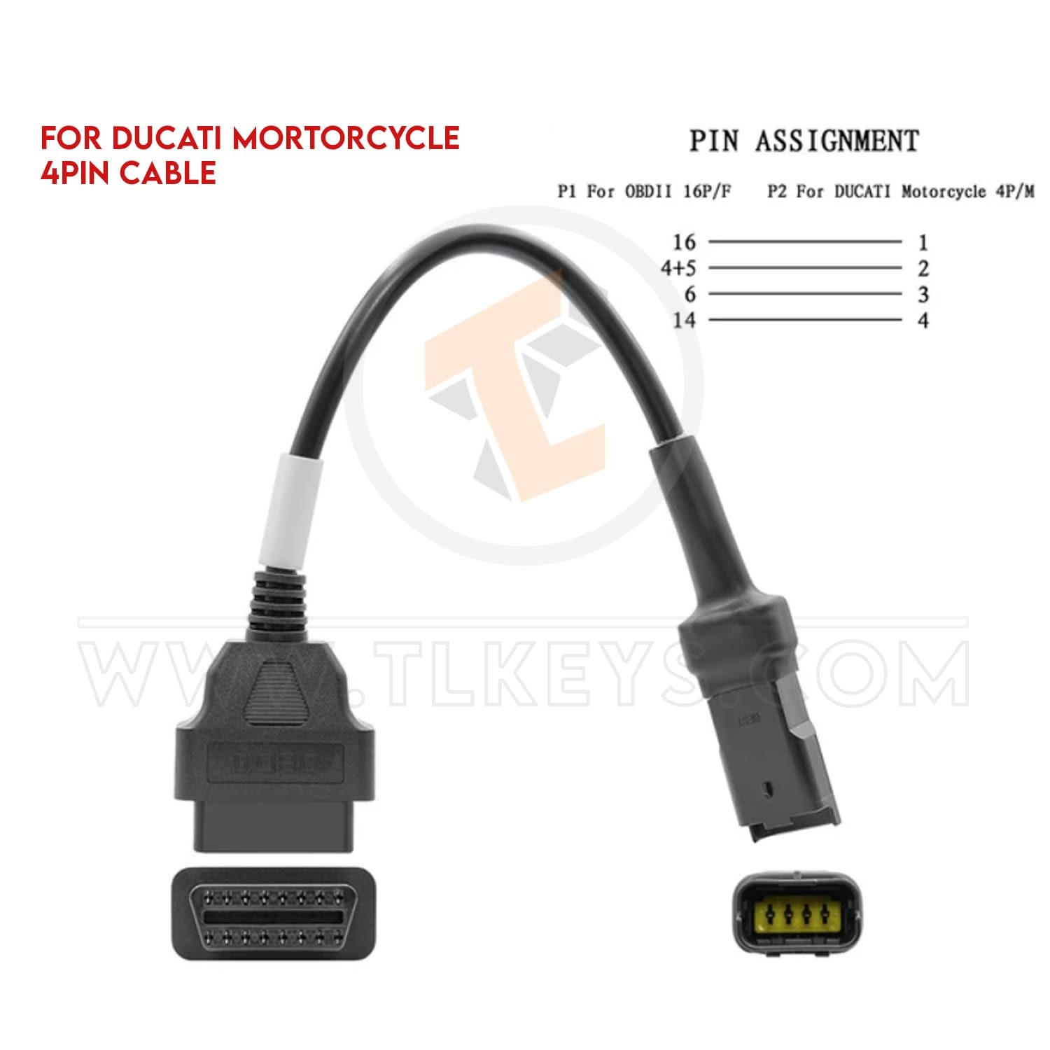 cables Motorcycle Diagnostic Connector Adapter OBD2 Cable