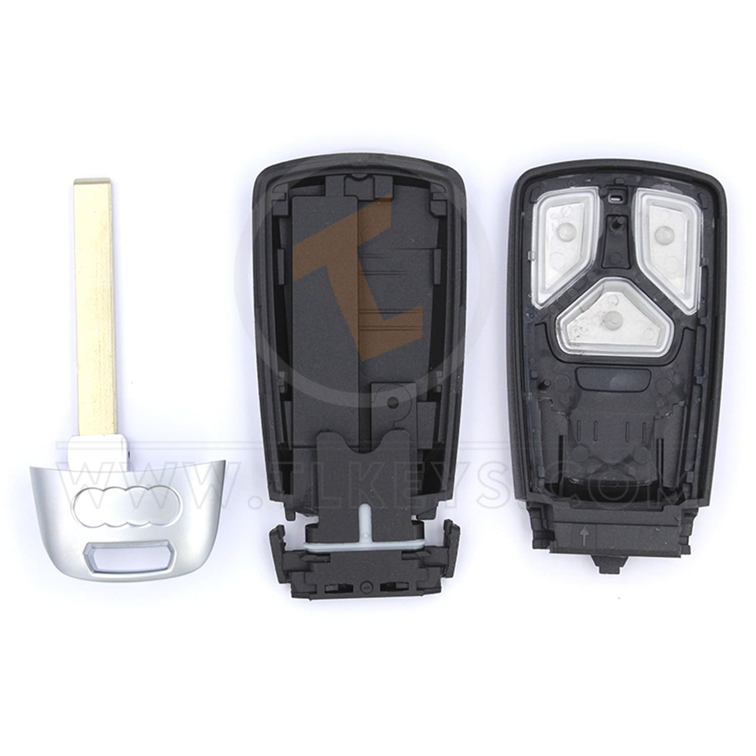 Audi 2016-2021 Smart Key Remote Shell 3 Buttons Aftermarket Brand Buttons 3