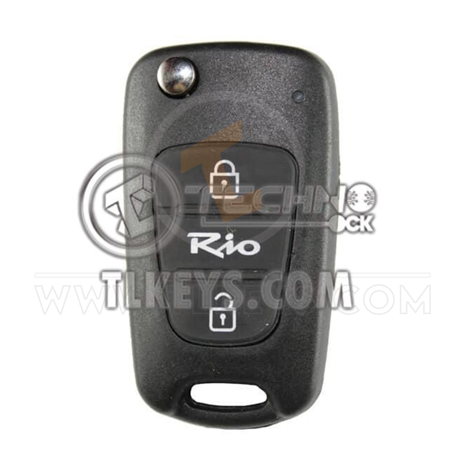 KIA Rio 2010-2013 Flip Remote Key Shell 2 buttons Aftermarket brand Buttons 2