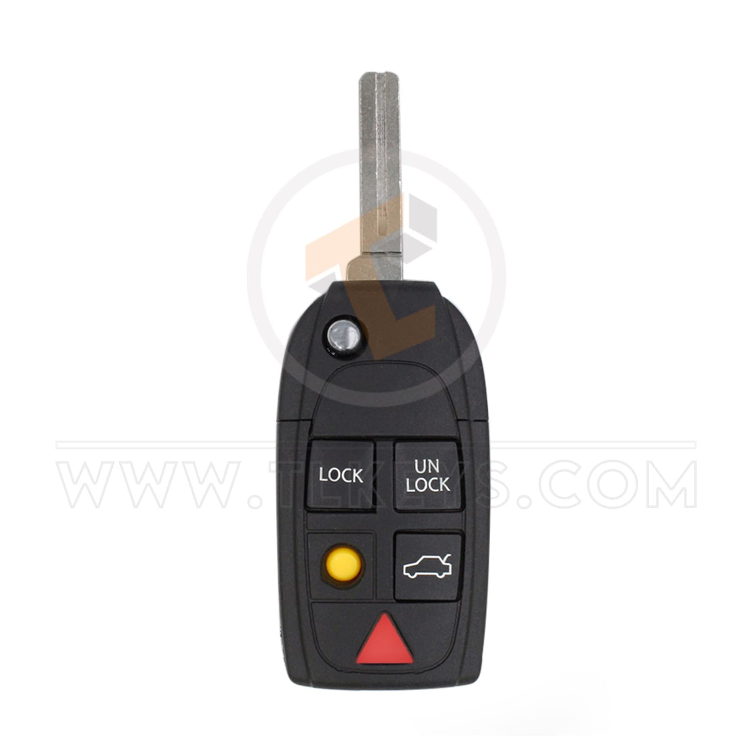 Remote Shell Volvo Flip Key Remote Shell 5 Buttons Aftermarket Brand