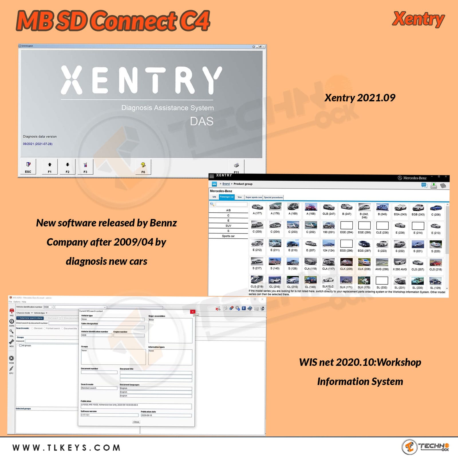 Super MB Star SD Connect C4 Multiplexer Mercedes Software Update To V2020.12 mercedes das xentry software