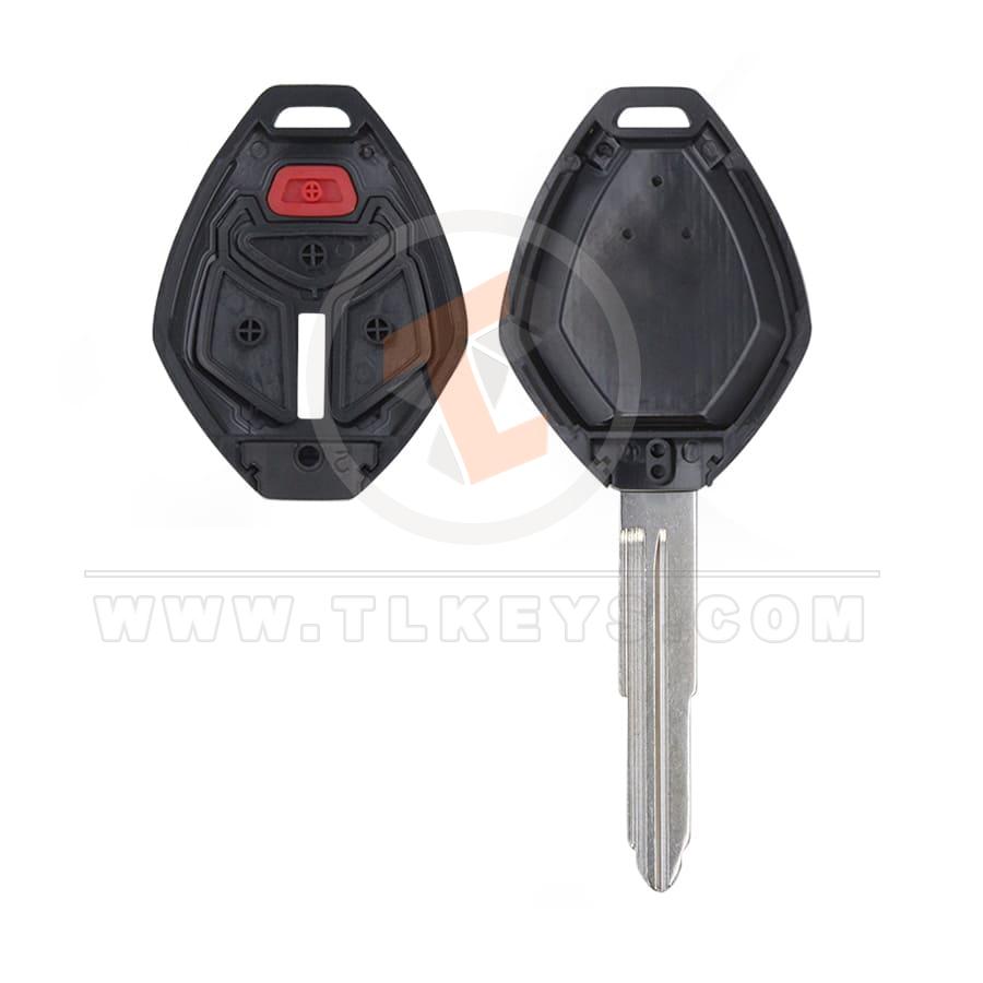 Mitsubishi Gallant Head Key Remote Shell 3+1 Buttons Aftermarket Brand Remote Shell Type Head Key Remote Shell