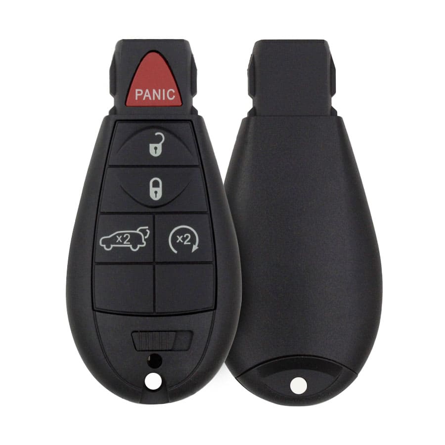 Chrysler Dodge Jeep Key Shell 5B Aftermarket Brand Remote Type Fobik - thumbnail