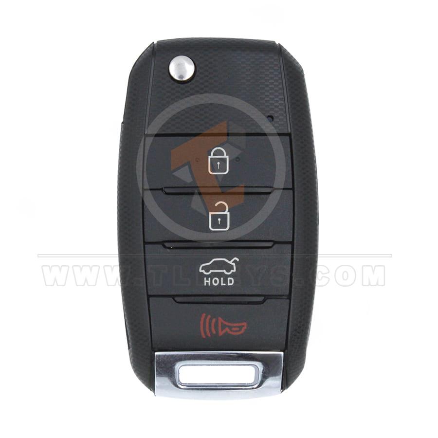 KIA Flip Key Remote Shell 3+1 Buttons Sedan Trunk HYN14R Blade Panic Button Yes