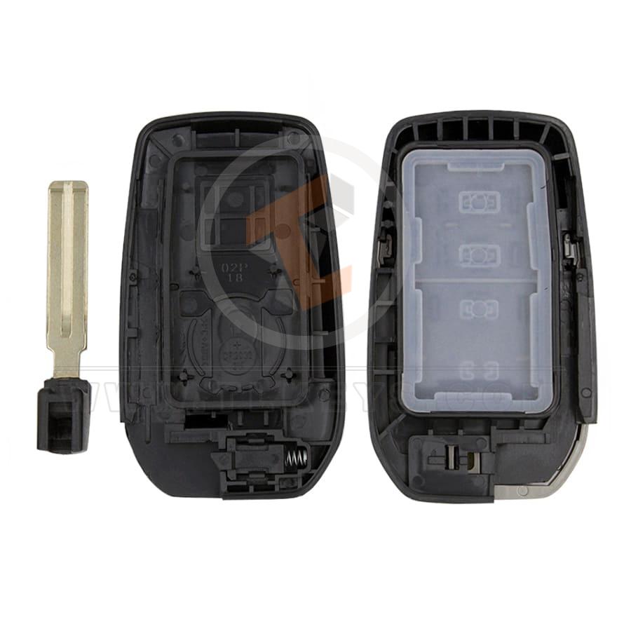Toyota Smart Key Remote Shell 3 Buttons (Works With Lonsdor Keydiy Xhorse Board) Aftermarket Brand Remote Shell Type Smart Proximity Shell