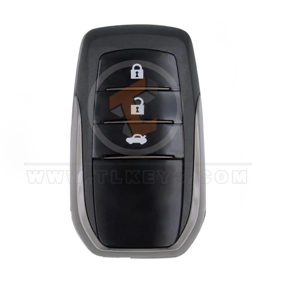 Toyota Smart Key Remote Shell 3 Buttons (Works With Lonsdor Keydiy Xhorse Board) Aftermarket Brand Panic Button No