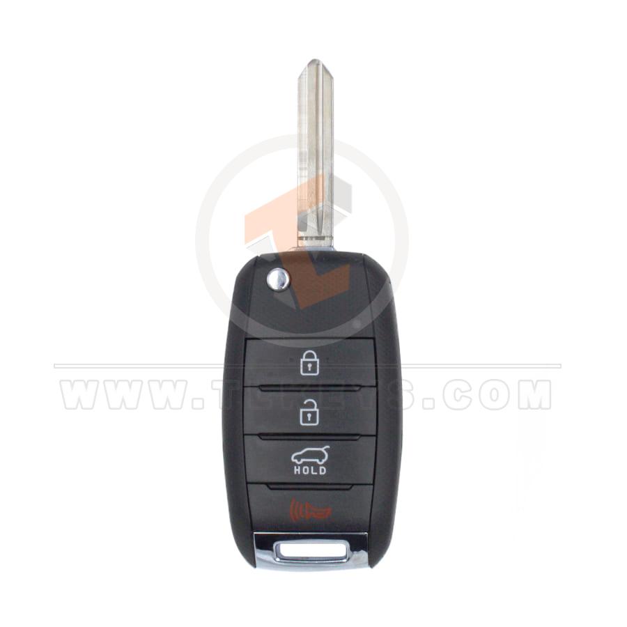 KIA Flip Key Remote Shell 4 Buttons SUV Trunk HYN14 Blade Remote Shell Type Flip Remote Shell