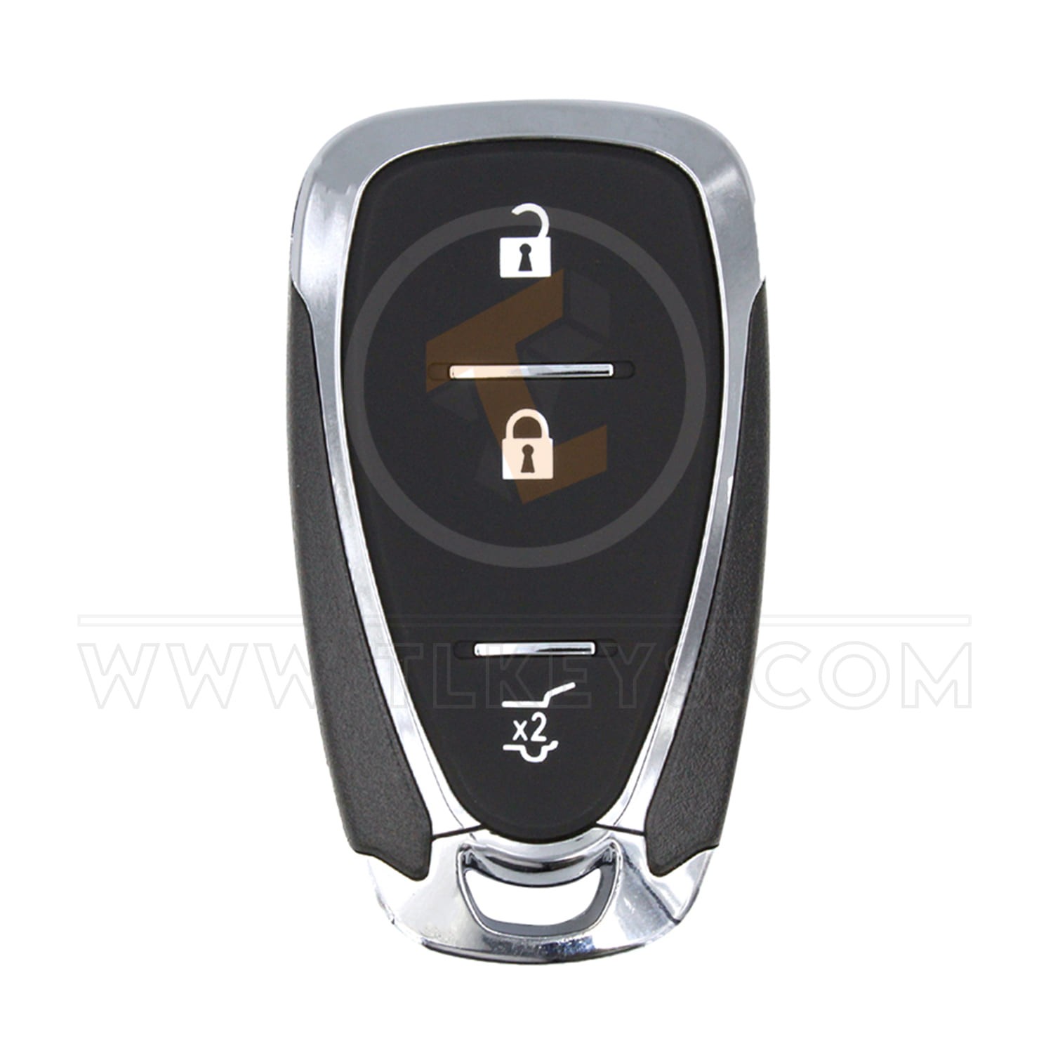 Chevrolet Smart Key Shell 3 Buttons SUV Trunk AM Panic Button No