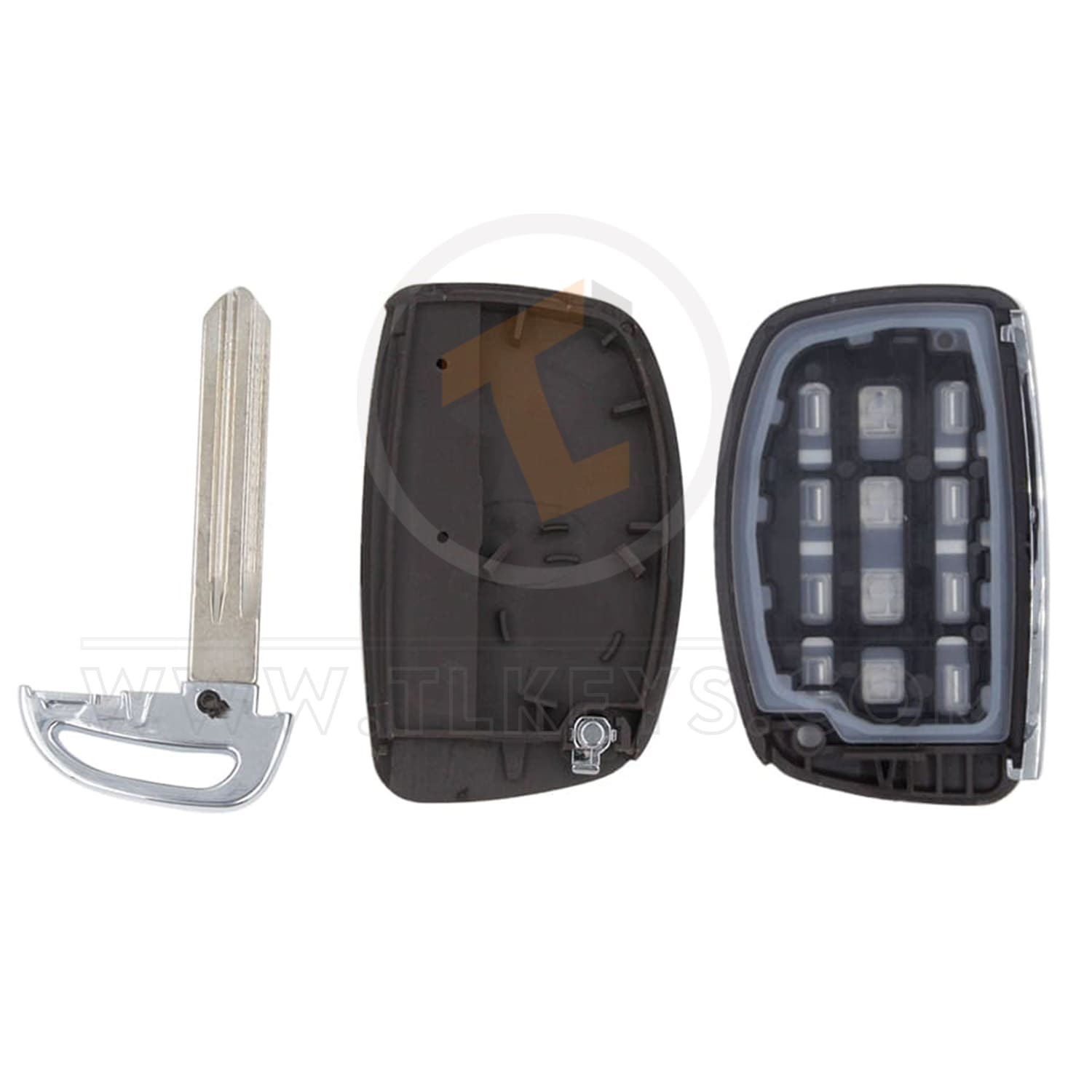 Hyundai Smart Key Remote Shell 4 buttons SUV Trunk Remote Shell Type Smart Proximity Shell