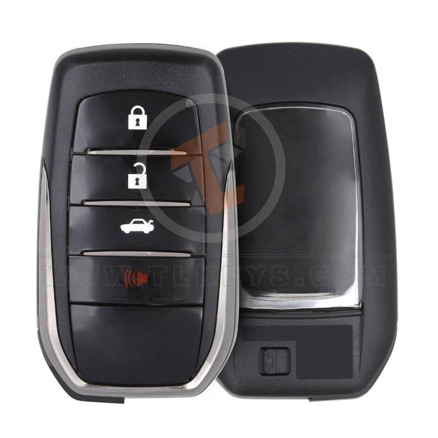 Toyota 2016-2022 Smart Key Remote Shell 3+1 Button Panic Button Yes